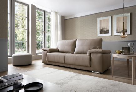 Texas 3 Seater Leather Sofa