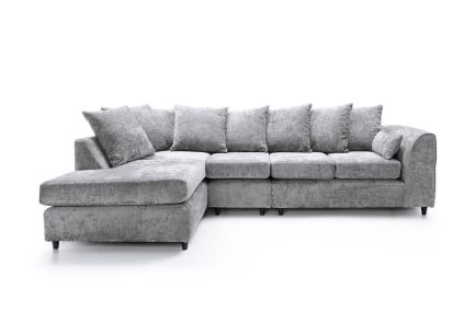 Harriet Large Crushed Chenille Corner Sofa