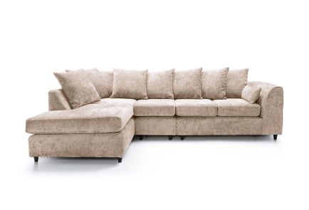 Harriet Large Crushed Chenille Corner Sofa