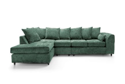 Harriet Large Crushed Chenille Corner Sofa