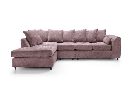 Harriet Large Crushed Chenille Corner Sofa