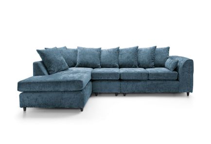 Harriet Large Crushed Chenille Corner Sofa
