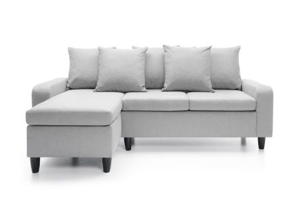 Napoli Corner Left - Light Grey Sofa