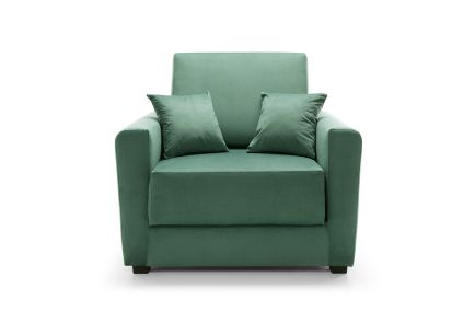 Olly Velvet Single Sofa Bed