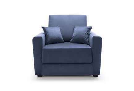 Olly Velvet Single Sofa Bed