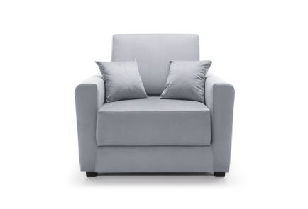Olly Velvet Single Sofa Bed