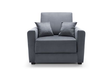 Olly Velvet Single Sofa Bed