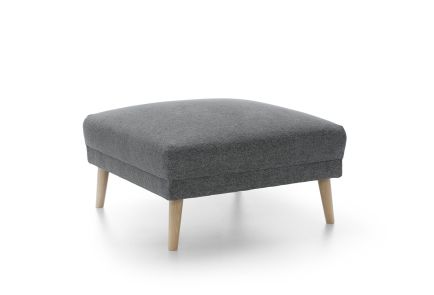 Harper Chenille Square Footstool