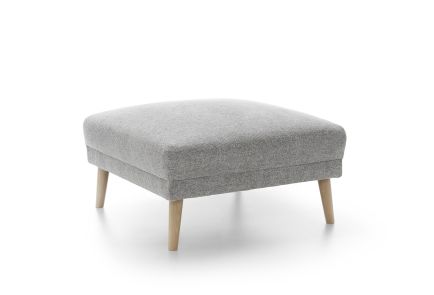 Harper Chenille Square Footstool
