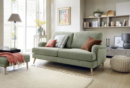 Harper Chenille 3 Seater Sofa