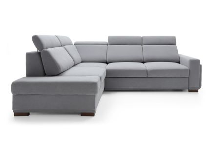 Ziggy Fabric Corner Sofa Bed with Storage