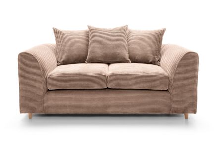 Jumbo Cord 2 Seater Sofa - Brown