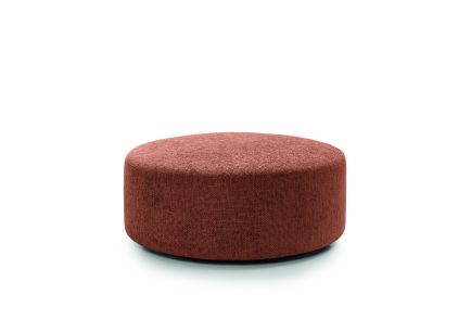 Ingrid Chenille Large Swivel Footstool