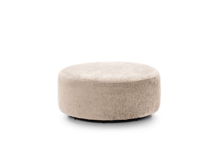 Harriet Crushed Chenille Large Swivel Footstool