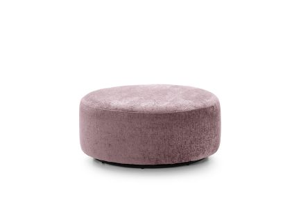 Harriet Crushed Chenille Large Swivel Footstool