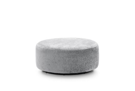Harriet Crushed Chenille Large Swivel Footstool