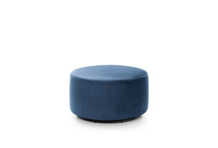 Chicago Velvet Swivel Footstool