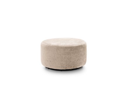 Harriet Crushed Chenille Swivel Footstool