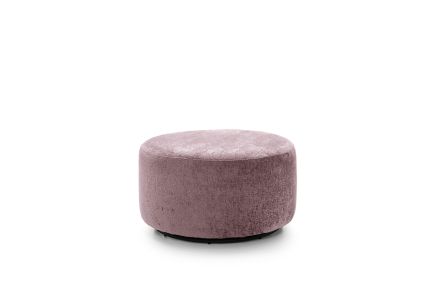 Harriet Crushed Chenille Swivel Footstool