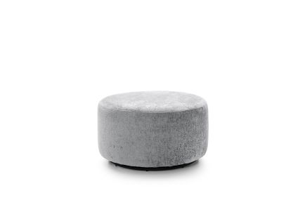 Harriet Crushed Chenille Swivel Footstool