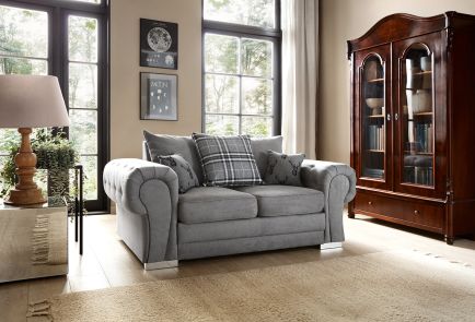 VERONA CHENILLE 2 SEATER SOFA