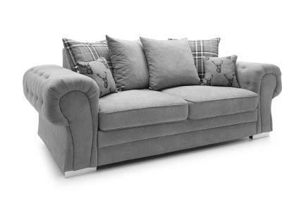 VERONA CHENILLE 3 SEATER SOFA