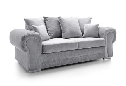 VERONA CRUSHED CHENILLE 3 SEATER SOFA