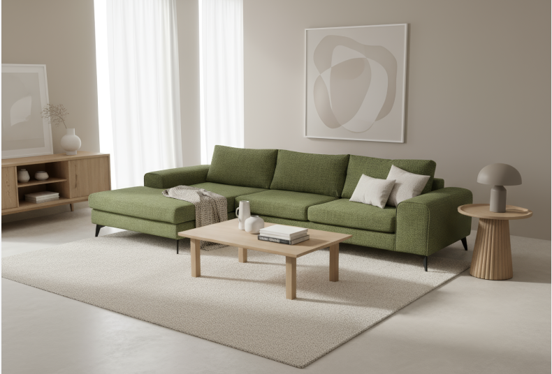 Venice Basket Weave Corner Sofa