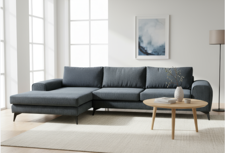 Venice Basket Weave Corner Sofa