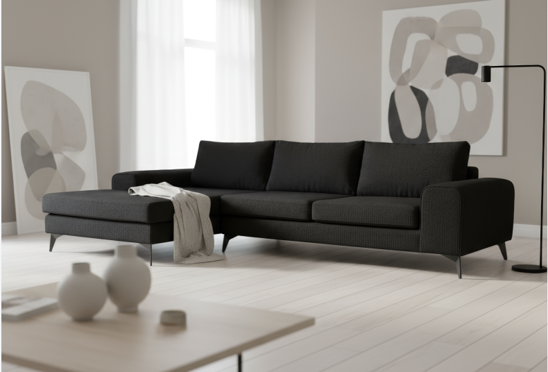 Venice Basket Weave Corner Sofa
