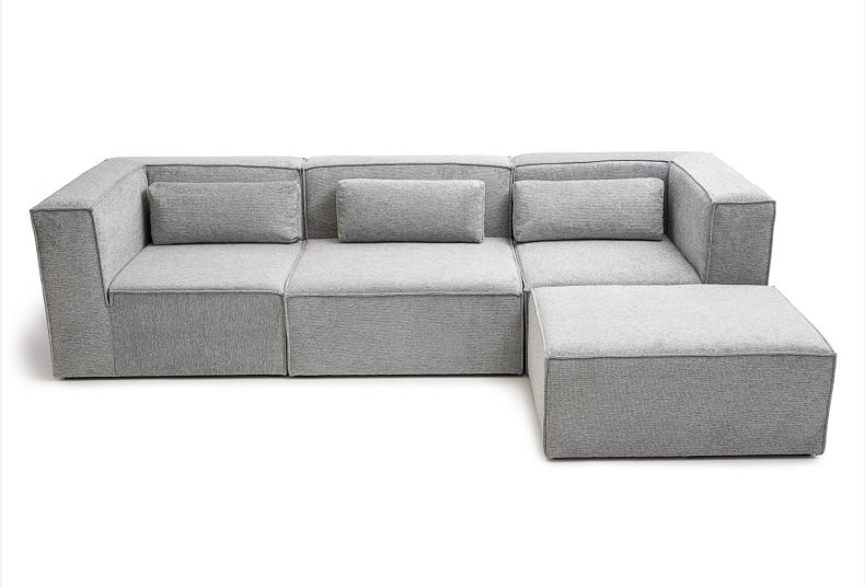 Doris Basket Weave Corner Sofa