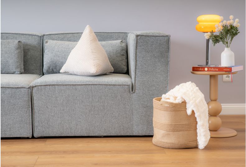 Doris Basket Weave 4 Seater Sofa