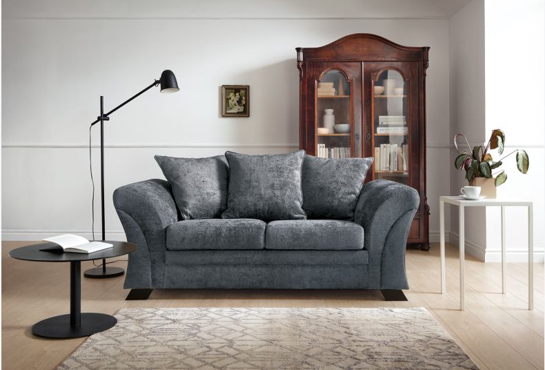 FARROW CRUSHED CHENILLE 2 SEATER SOFA