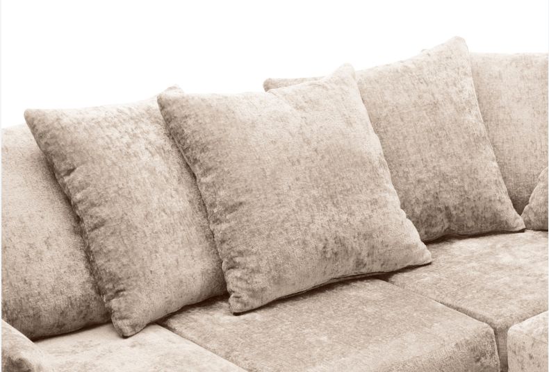 Harriet Crushed Chenille U-Shape Sofa