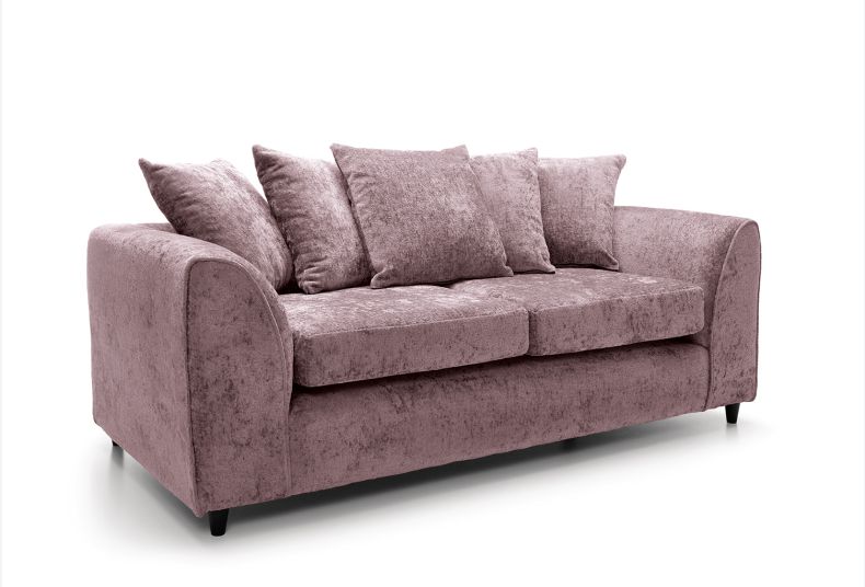 Harriet Crushed Chenille 3 Seater