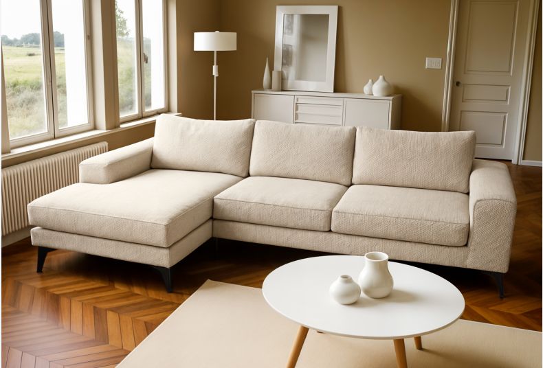 Venice Basket Weave Corner Sofa