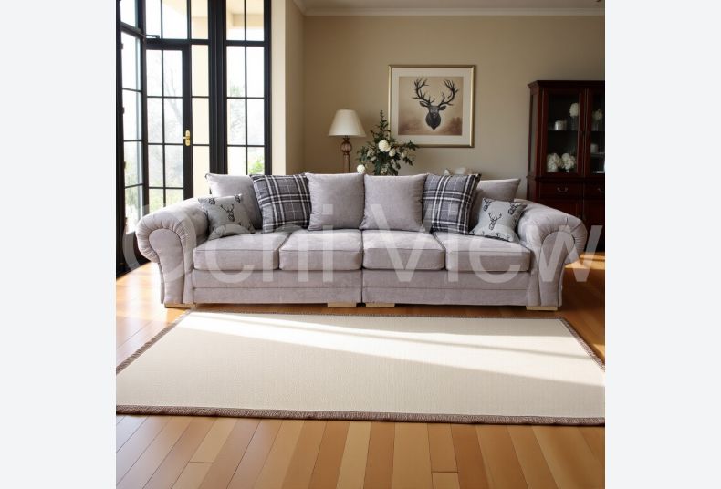 VERONA CHENILLE 4 SEATER SOFA