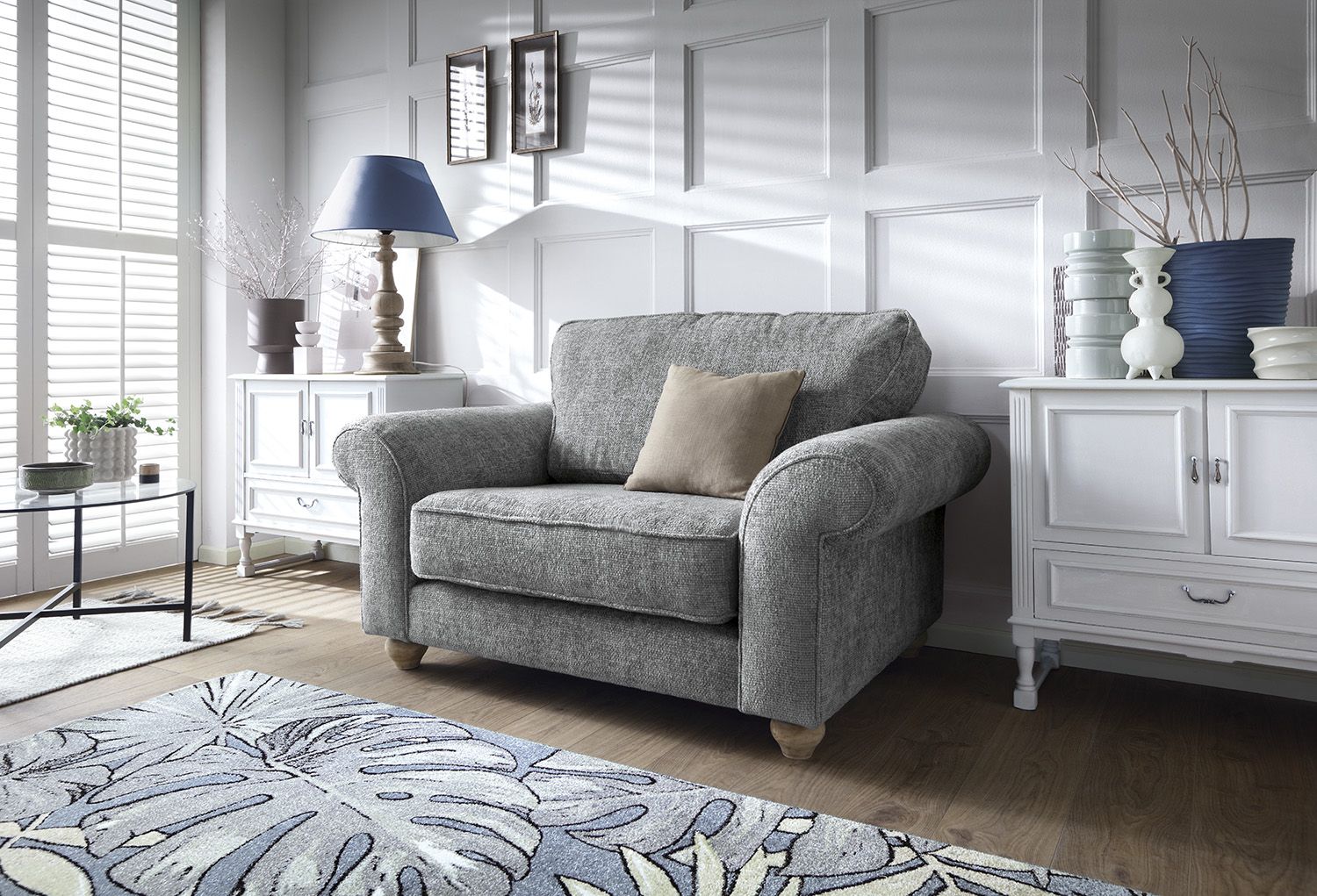 Cuddle chairs grey cheap