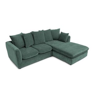 Lucas Water Repellent Velvet Chenille Corner Sofa