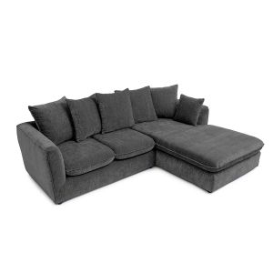 Lucas Water Repellent Velvet Chenille Corner Sofa