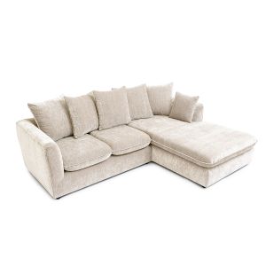 Lucas Water Repellent Velvet Chenille Corner Sofa