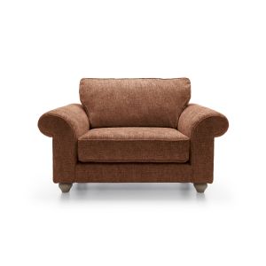 Ingrid Love Seat | Burnt Orange