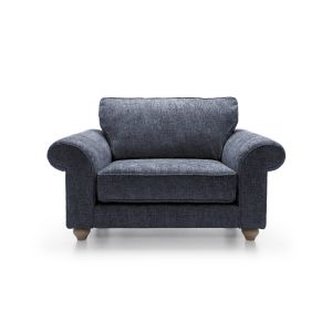 Ingrid Love Seat | Dark Blue