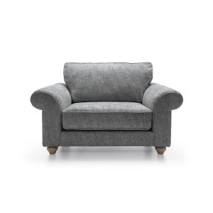 Ingrid Love Seat | Steel Grey