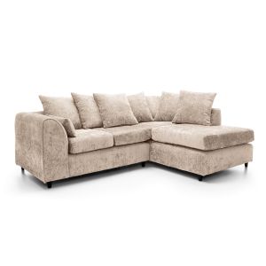 Harriet Crushed Chenille Corner Sofa