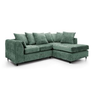 Harriet Crushed Chenille Corner Sofa