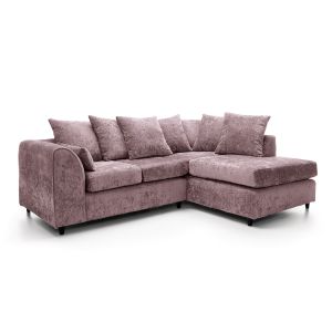 Harriet Crushed Chenille Corner Sofa