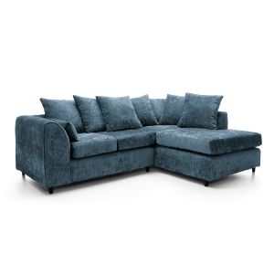 Harriet Crushed Chenille Corner Sofa