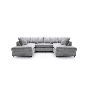 Harriet Crushed Chenille U-Shape Sofa
