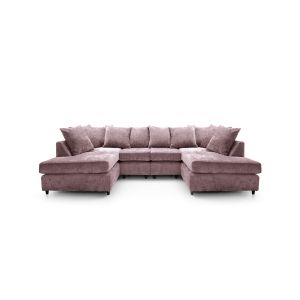 Harriet Crushed Chenille U-Shape Sofa